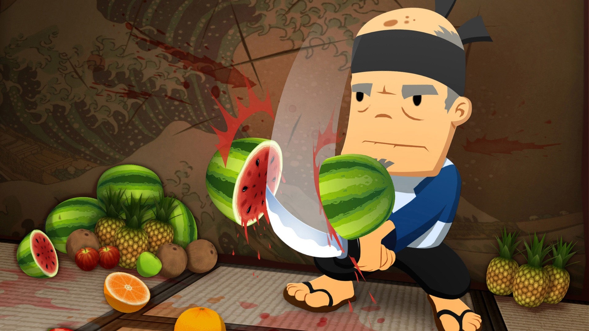 video, Games, Ninjas, Fruits, Fruit, Ninja Wallpaper