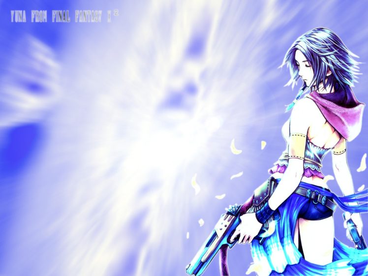 final, Fantasy, Blue, Hair, Anime, Games HD Wallpaper Desktop Background