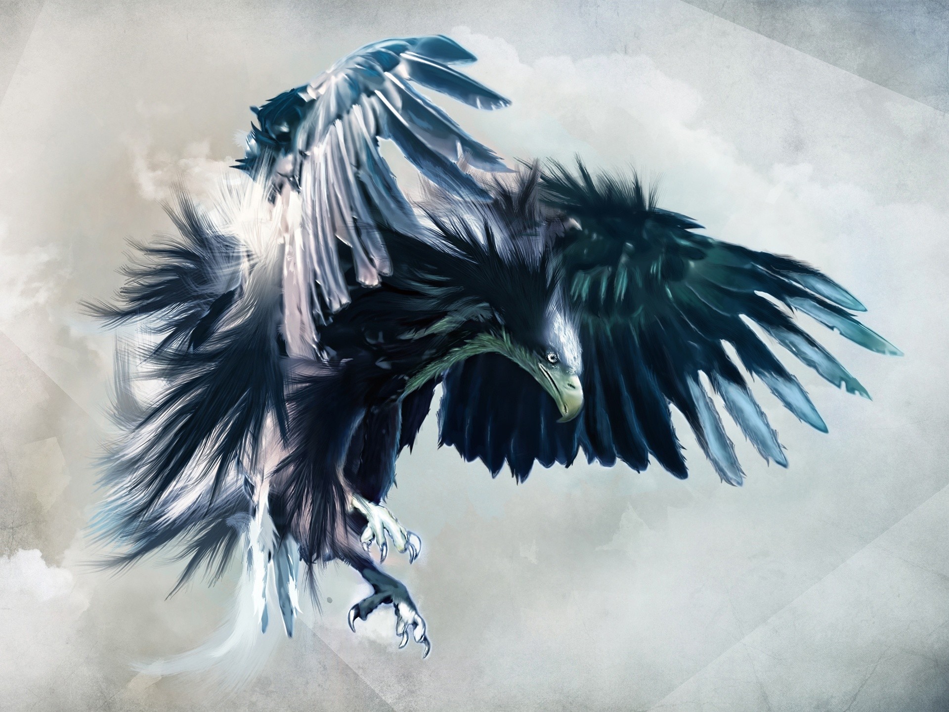 abstract, Birds, Eagles, Animated, Drawings Wallpaper