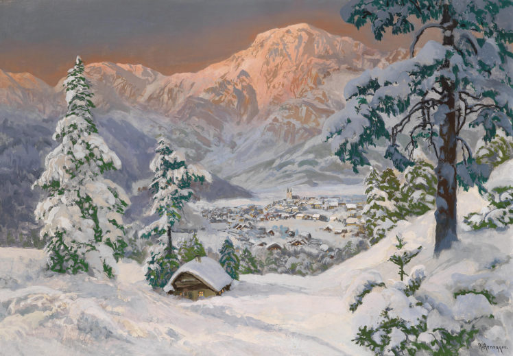 alps, Winter, Alois, Arnegger, Tree, Snow, Landscape HD Wallpaper Desktop Background
