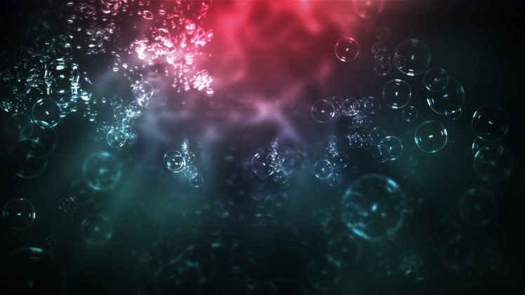 abstract, Bubbles, Digital, Art HD Wallpaper Desktop Background