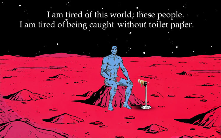 watchmen, Mars, Parody, Toilet, Paper, Dr, , Manhattan HD Wallpaper Desktop Background