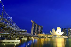bridge, Marina, Bay, Sands, Singapore