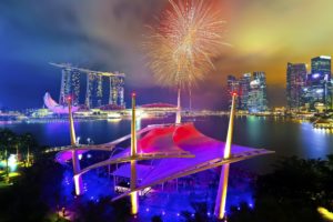 national, Day, Parade, Singapore, Fireworks