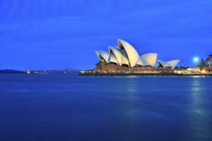 opera, House, Sydney, Night
