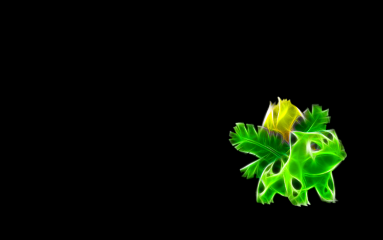 pokemon, Ivysaur, Black, Background HD Wallpaper Desktop Background