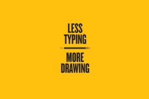 yellow, Text, Typography, Drawings, Pencils, Yellow, Background, Typing