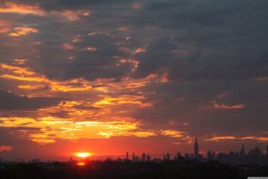 sunset, Clouds, Cityscapes, New, York, City, City, Skyline