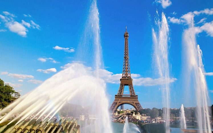 eiffel, Tower, Paris, Nature, Architecture, Classic HD Wallpaper Desktop Background