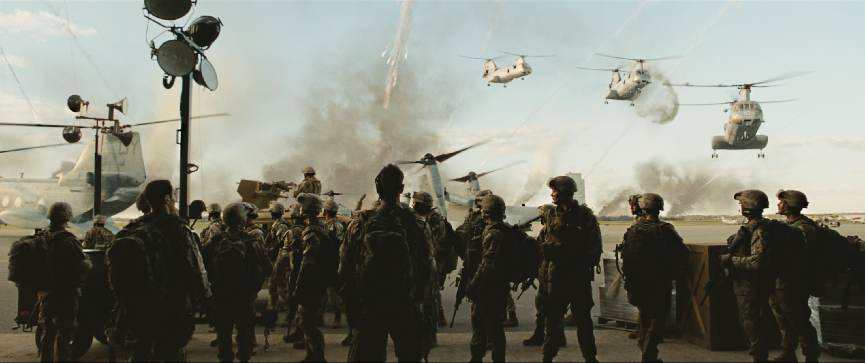 battle, Los, Angeles, Action, Sci fi, Drama, Military, Helicopter, Soldier Wallpaper