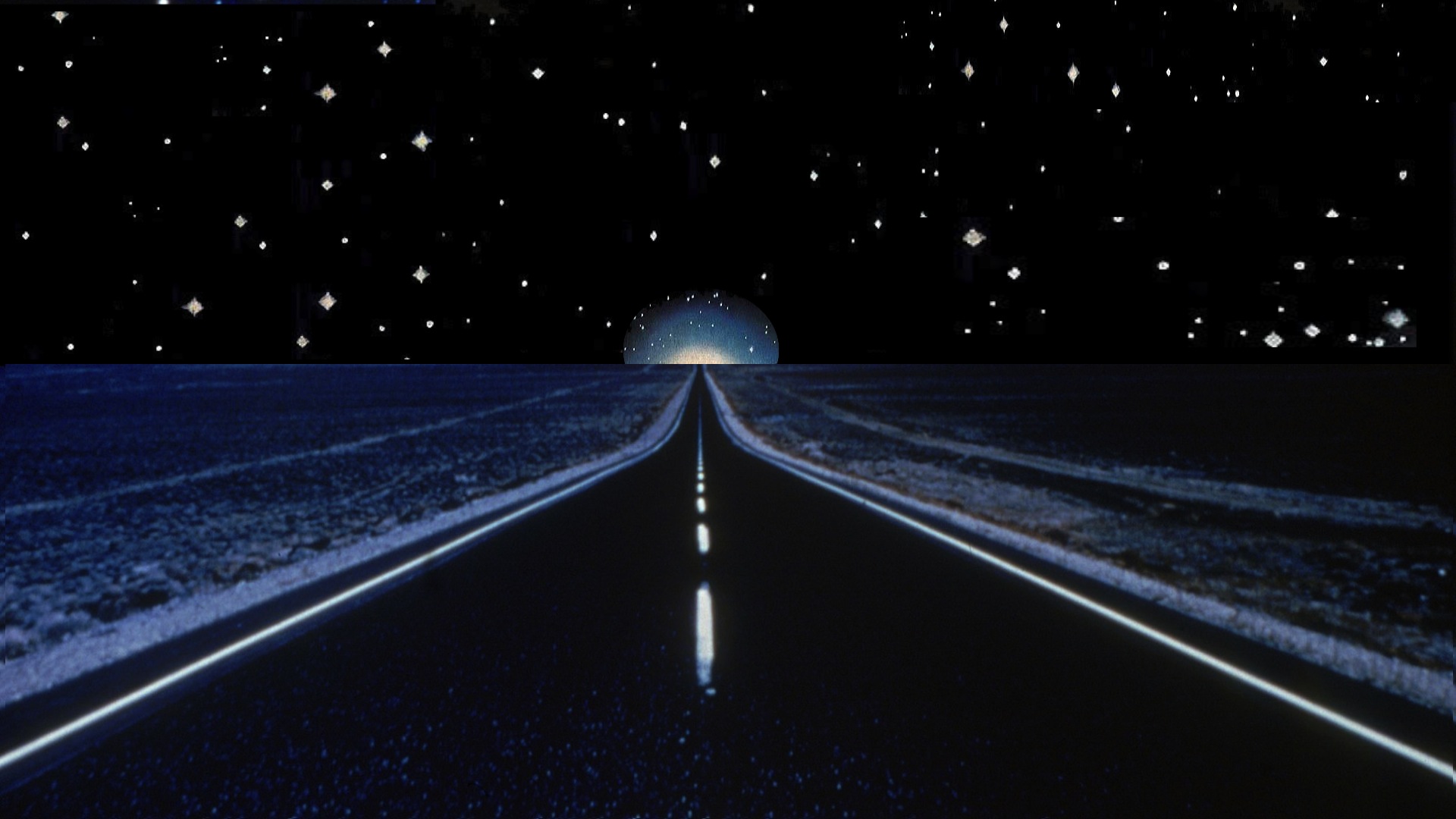 close, Encounters, Of, The, Third, Kind, Sci fi, Drama, Thriller, Road, Stars, Sky, Night, Poster Wallpaper