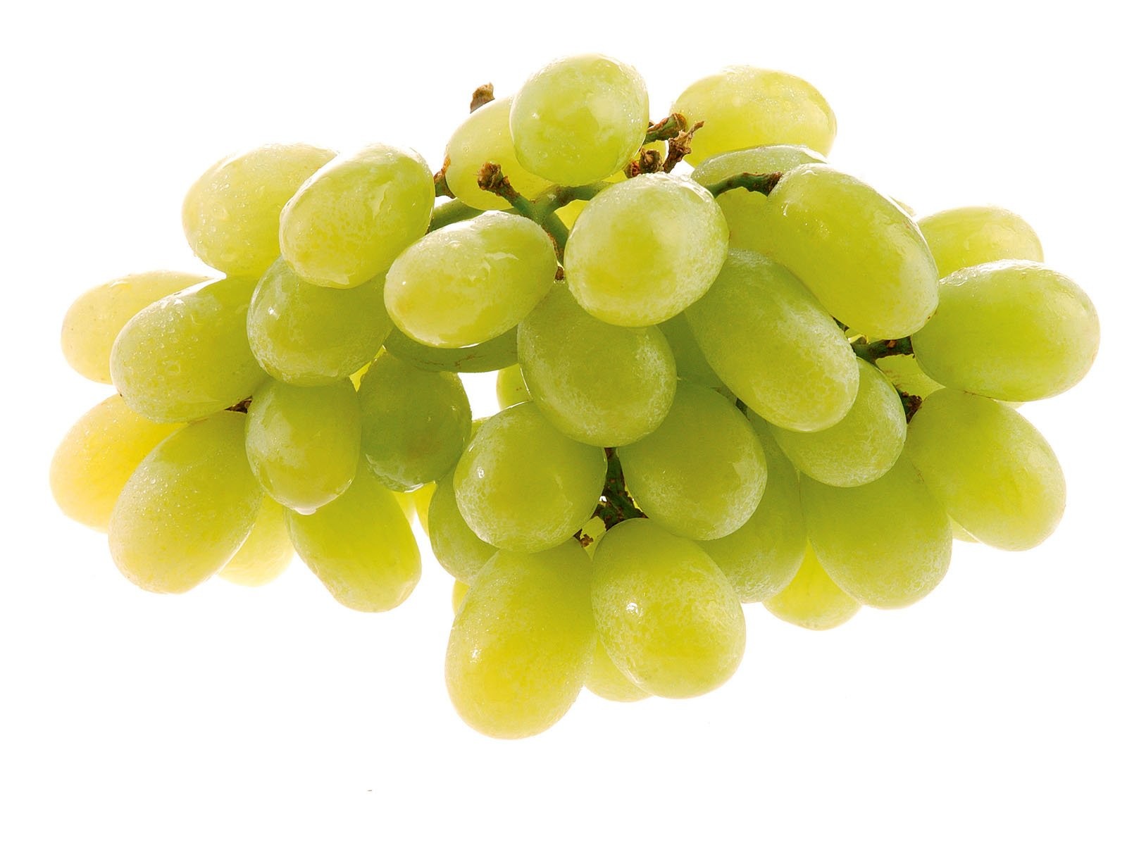 fruits, Food, Grapes, White, Background Wallpaper