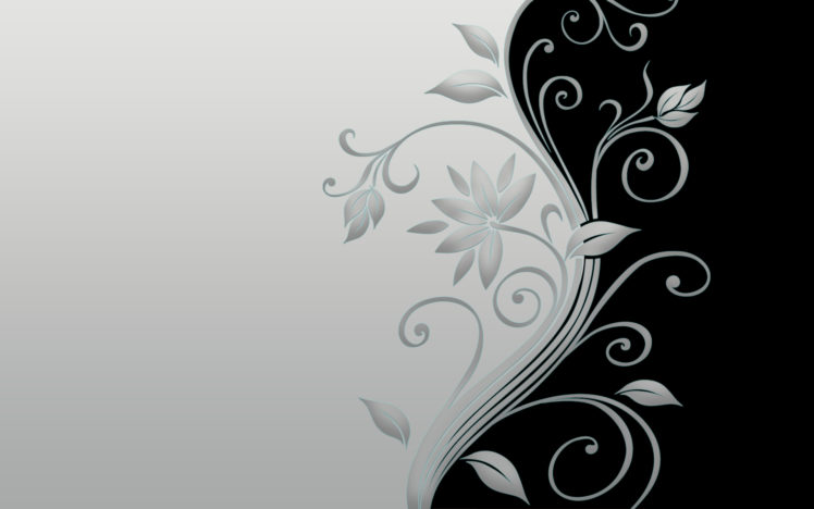 flowers, Monochrome HD Wallpaper Desktop Background