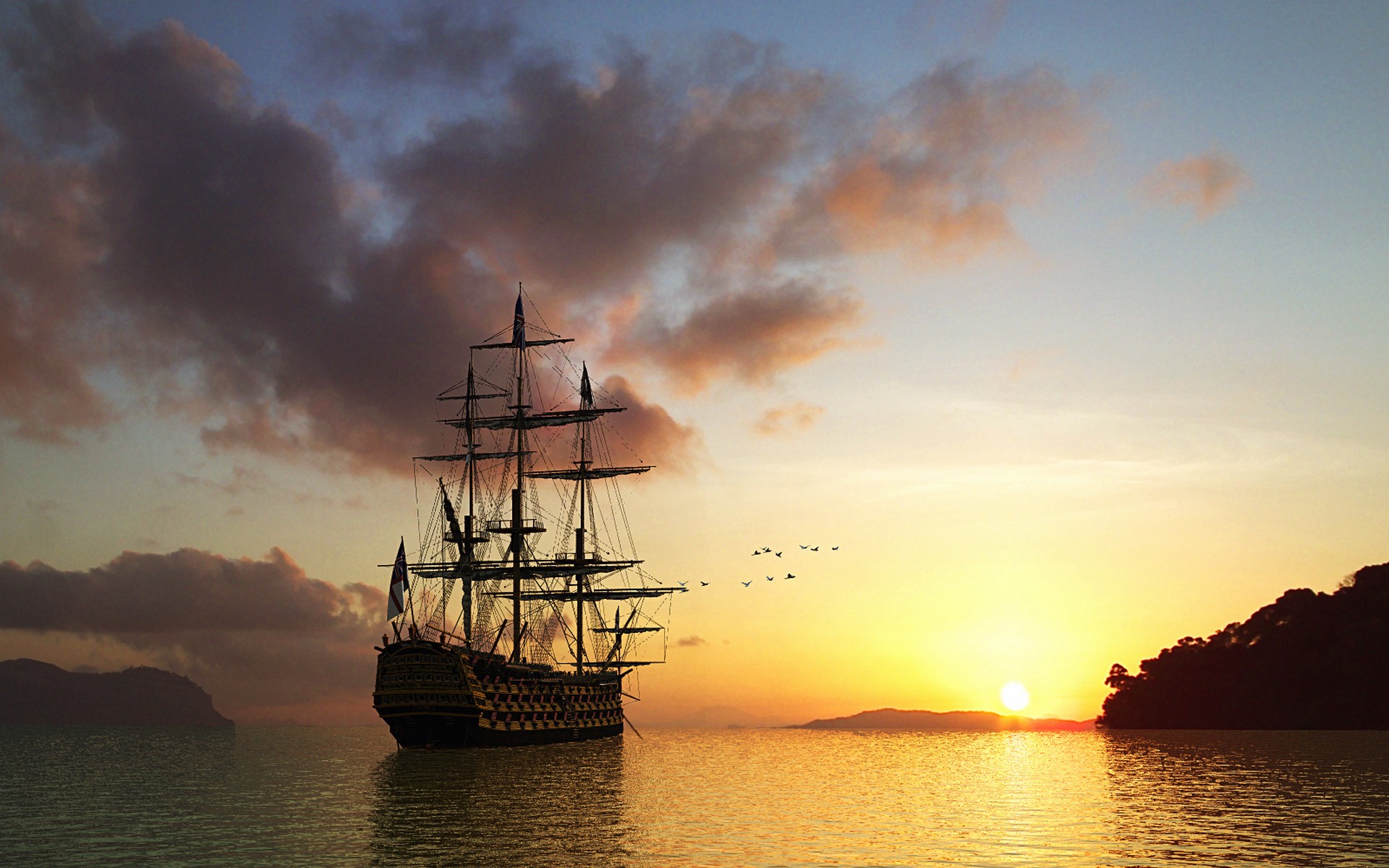 ships, Sail, Ship, Sails Wallpaper