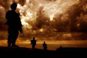 military, People, Soldiers, Weapons, War, Sunrise sunse