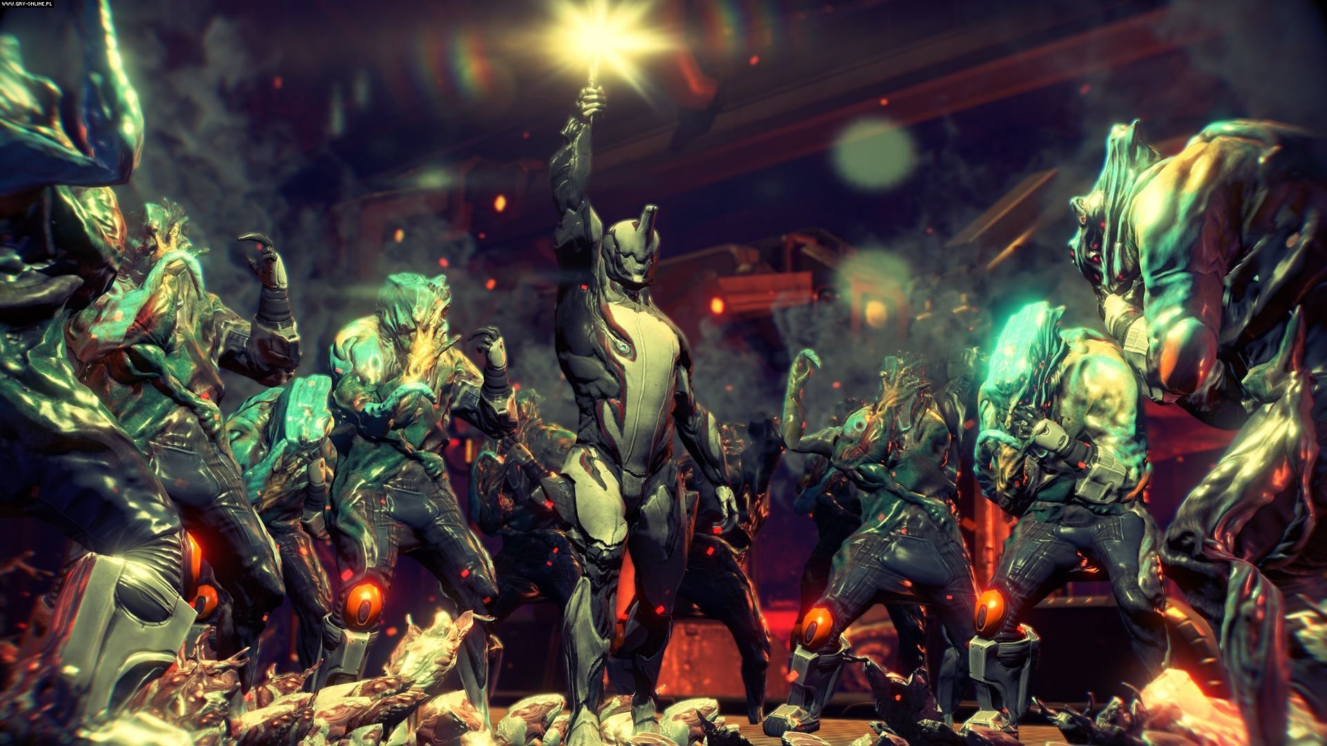 warframe, Sci fi, Warrior, Armor, Robot, Cyborg Wallpaper
