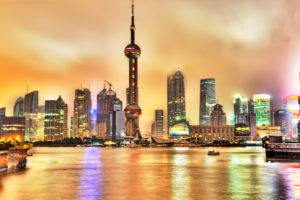 shanghai, China, Cities, Cityscapes, Architecture, Buildinds, Skyscrapers, Hdr, Reflection, Water, Sky, Clouds, Night, Lights