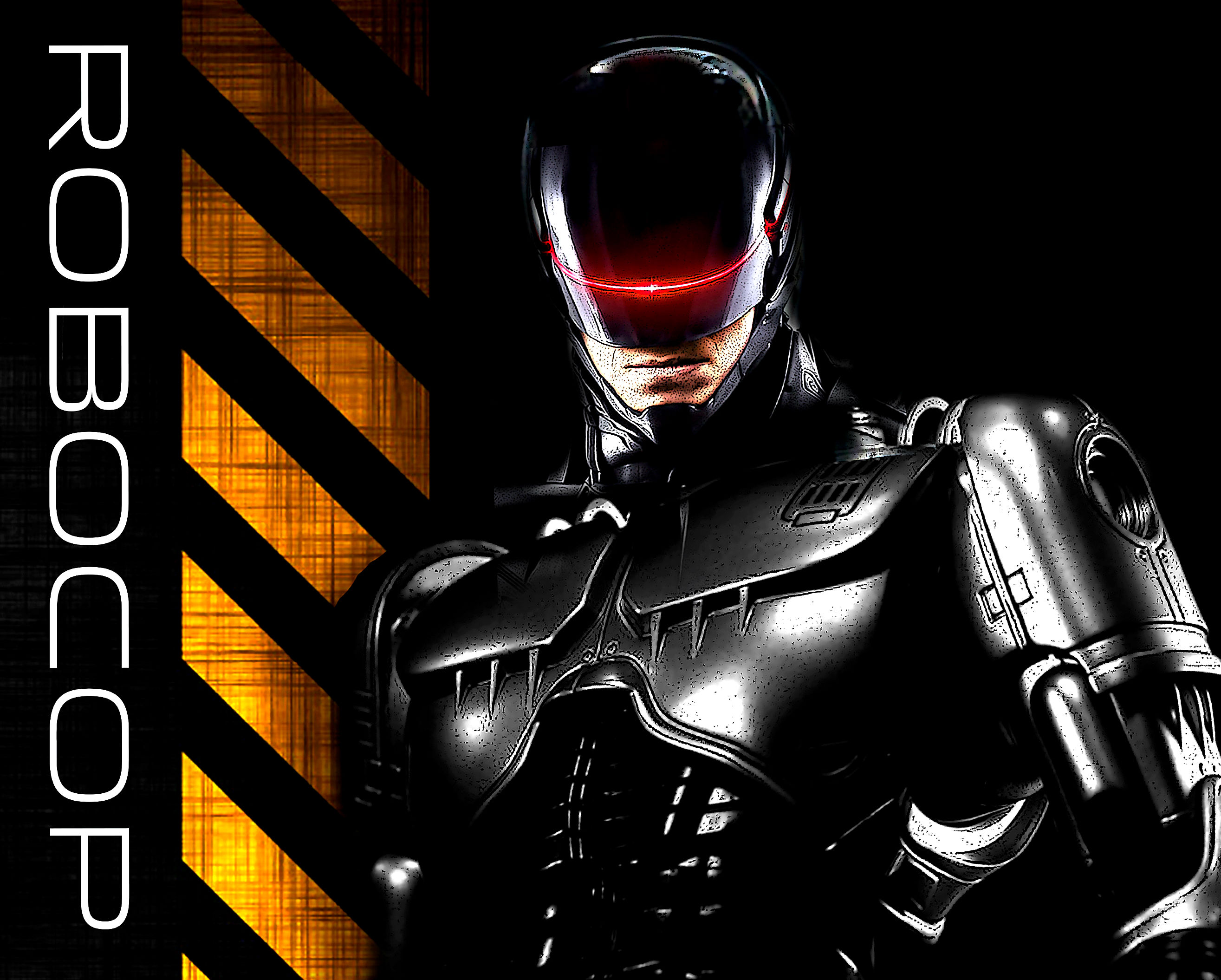 robocop, Sci fi, Cyborg, Robot, Warrior, Armor, Mask, Poster, By Wallpaper