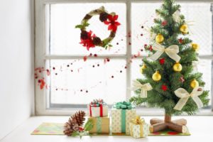 christmas, Christmas, Trees, Gifts, Miniature, Ornaments