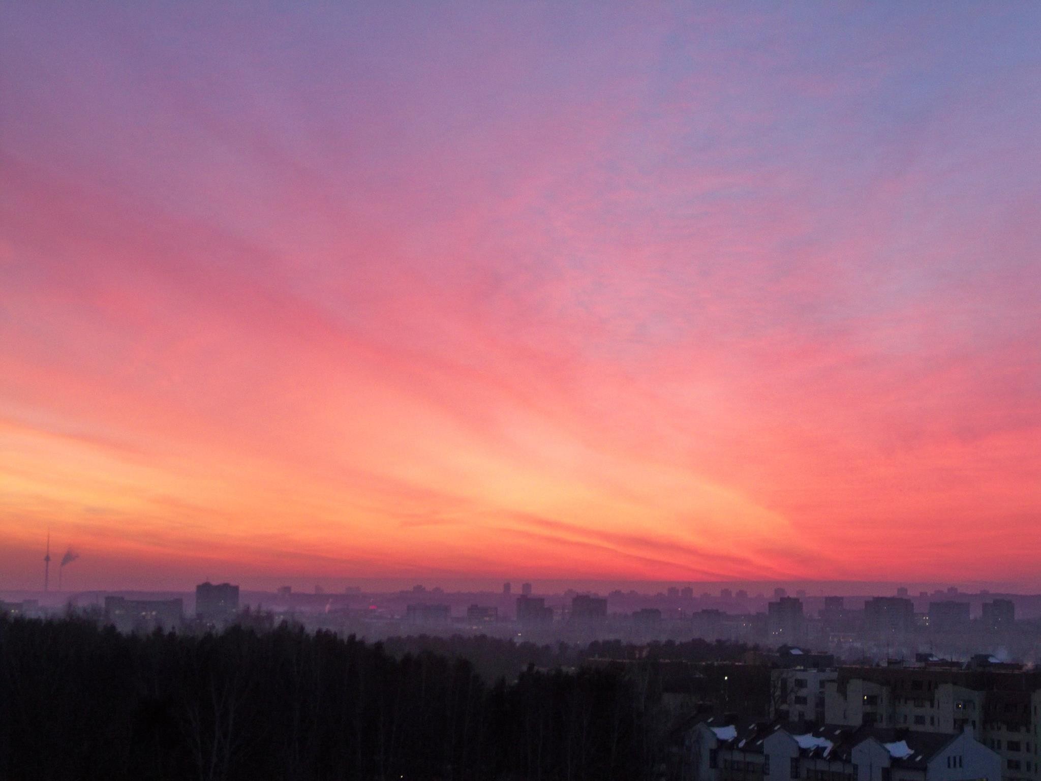 sunset, Skies, Red, Sky Wallpaper