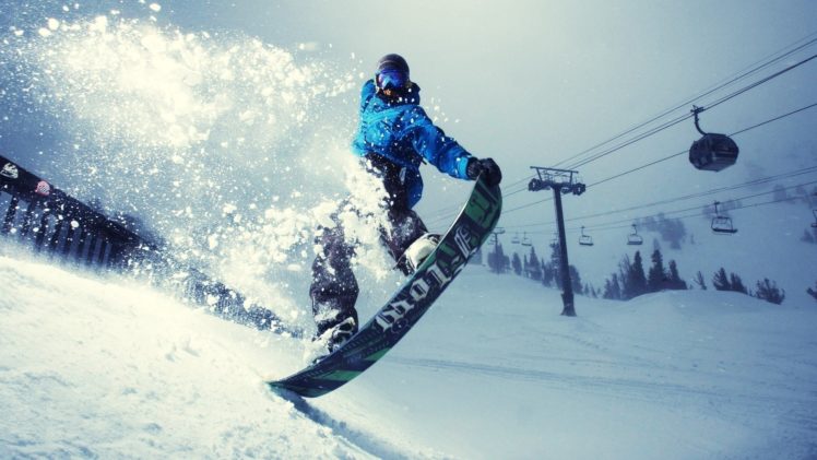 seasons, Winter, Snow, Snowboarding HD Wallpaper Desktop Background