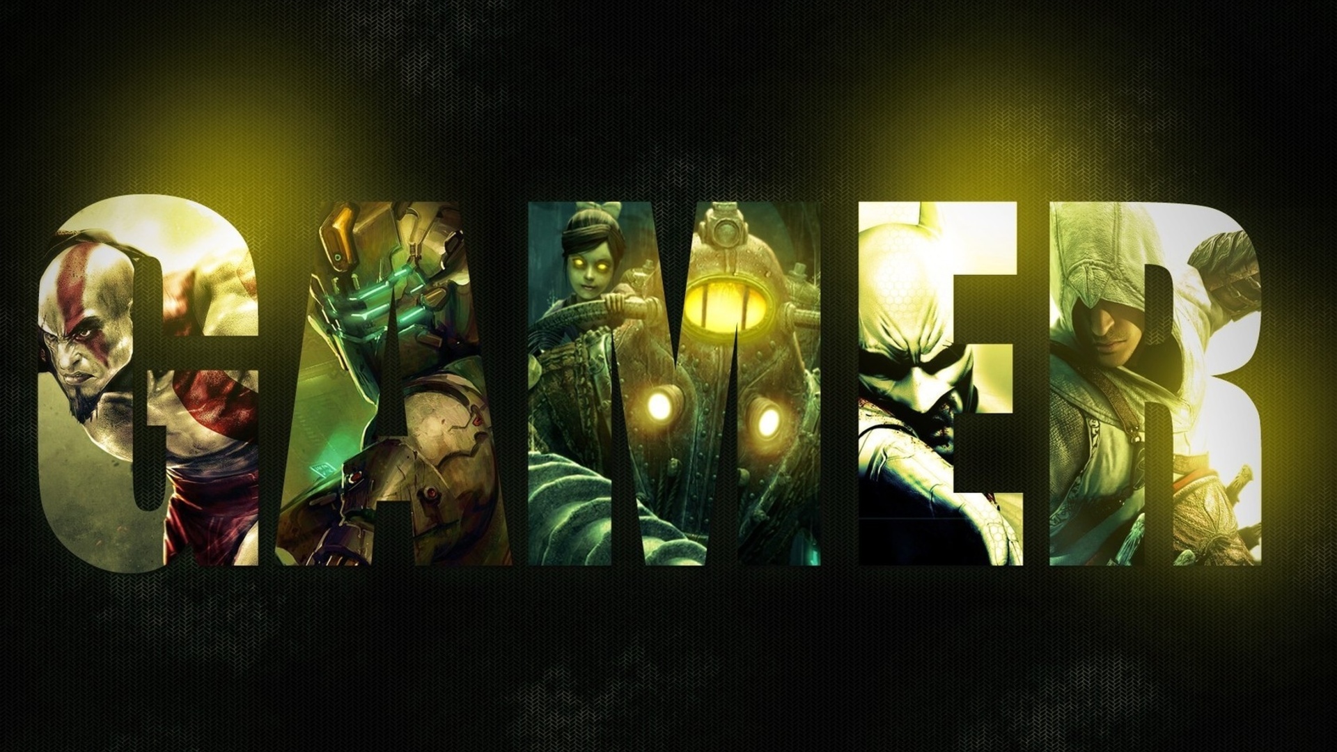 bioshock, God of war, Assassinand039s creed, Dead space, Video games, Games, Collages Wallpaper