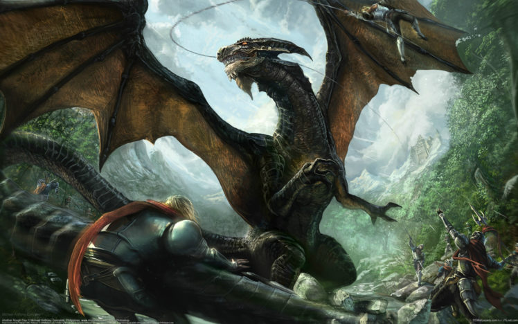 michael anthony gonzales, Gonzales, Mictones, Deviantart, Com, Fantasy, Dragons, Cg, Paintings, Airbrushing, Digital art HD Wallpaper Desktop Background