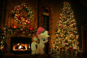christmas, Trees, My, Little, Pony, Applejack