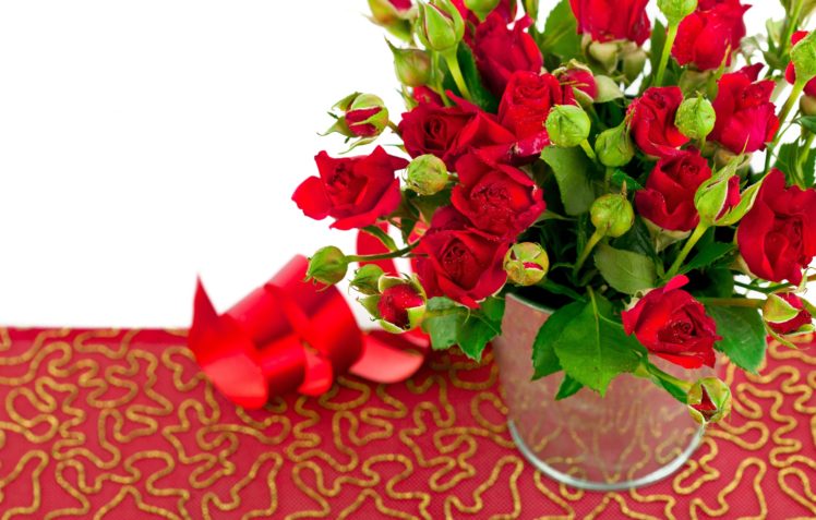 roses, Buds, Valentine HD Wallpaper Desktop Background