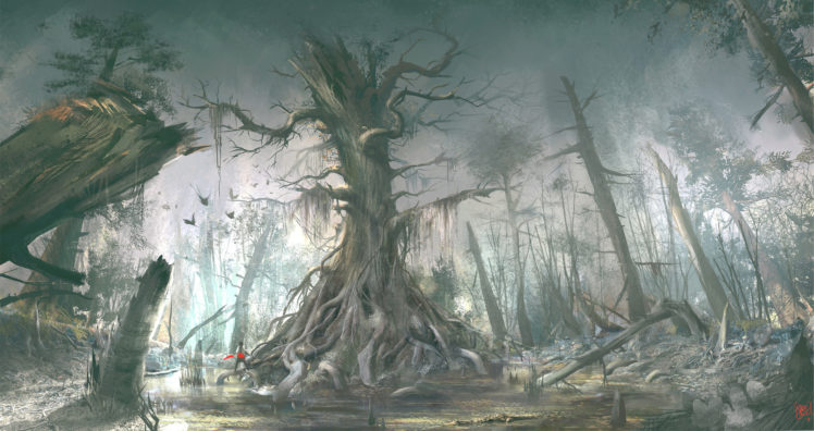 assassins, Creed, Landscape, Fantasy HD Wallpaper Desktop Background