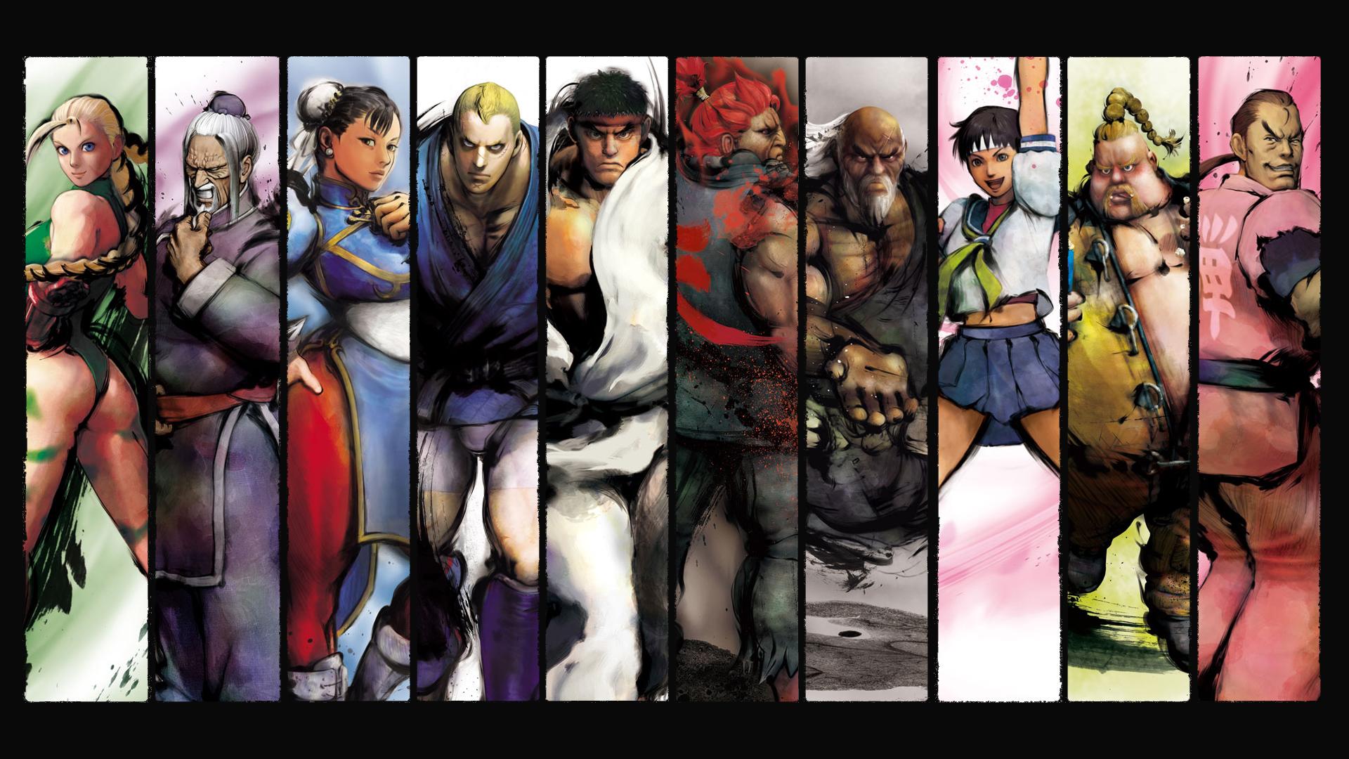 street, Fighter, Sakura, Cammy, Ryu, Akuma, Chun li, Abel Wallpaper