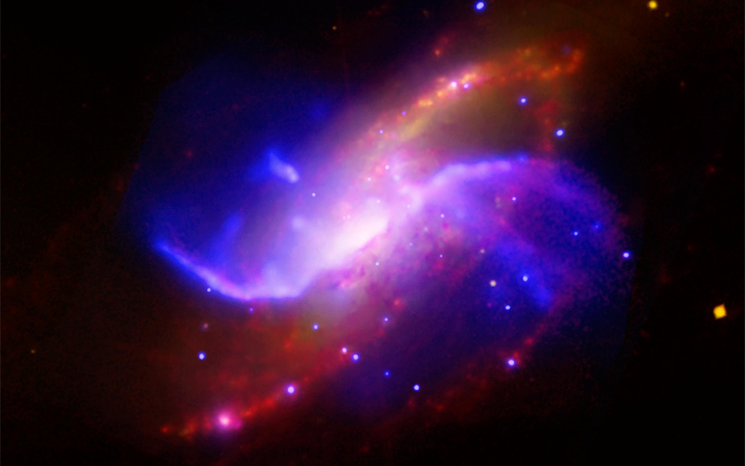 spiral, Galaxy, Messier, 106 Wallpaper
