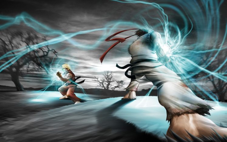 street, Fighter, Ryu, Ken, Masters HD Wallpaper Desktop Background