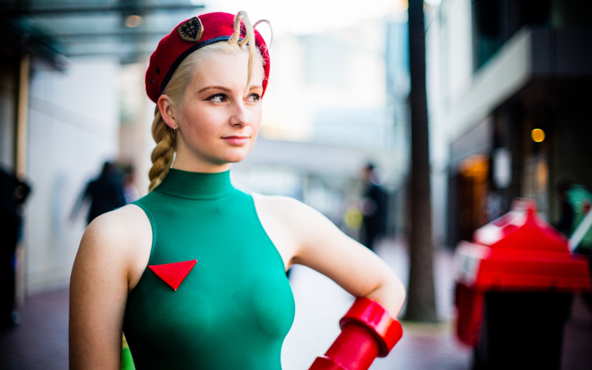 street, Fighter, Cammy, Blonde, Cosplay Wallpaper