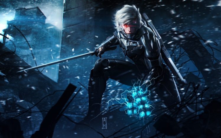 artwork, Metal, Gear, Solid, Rising, Swords HD Wallpaper Desktop Background