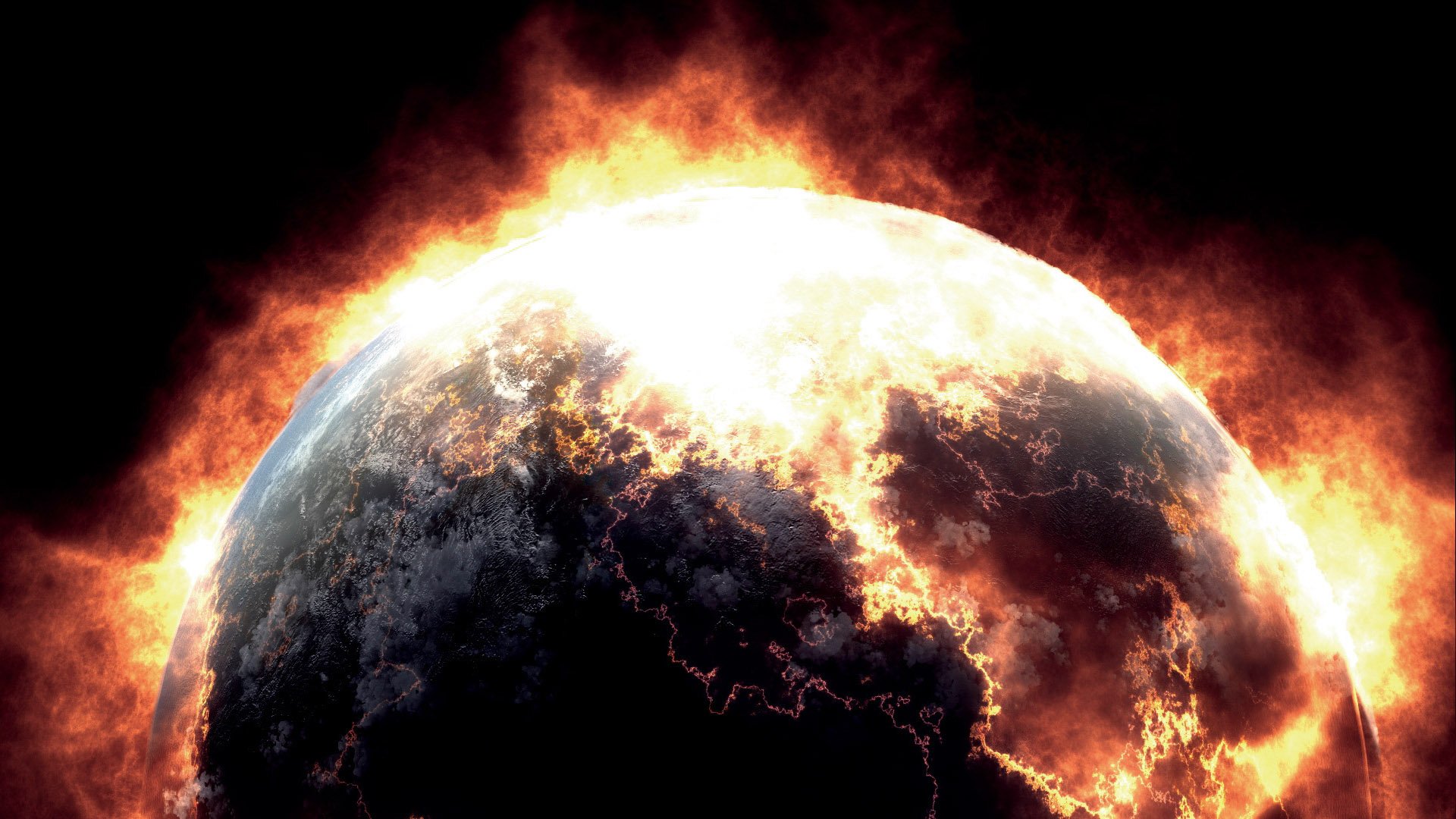 outer, Space, Planets, Digital, Art Wallpaper