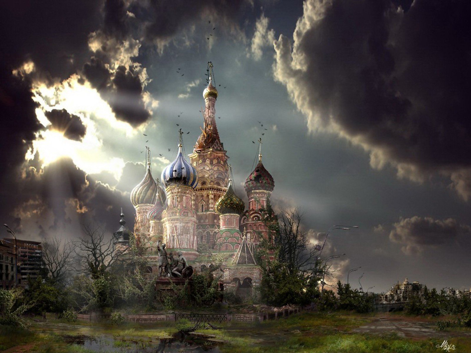 castles, Moscow Wallpaper