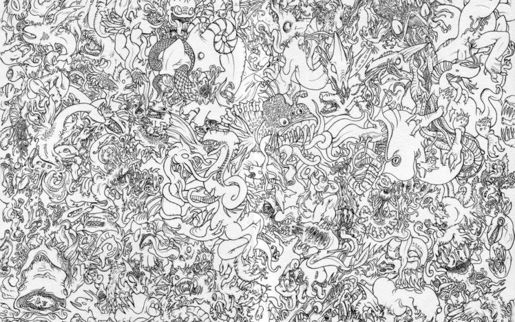 monsters, Drawings HD Wallpaper Desktop Background