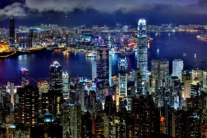 hong kong, Hong, Kong, Cities, Architecture, Buildings, Hdr, Night, Lights