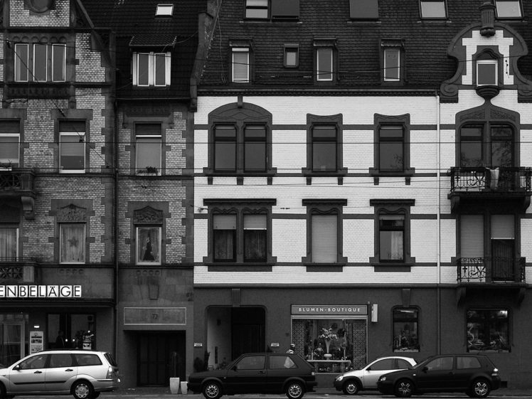 buildings, Monochrome, Window, Panes, Karlsruhe, Cities HD Wallpaper Desktop Background