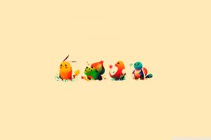 pokemon, Bulbasaur, Pikachu, Charmander, Squirtle wallpaper 1920x1200