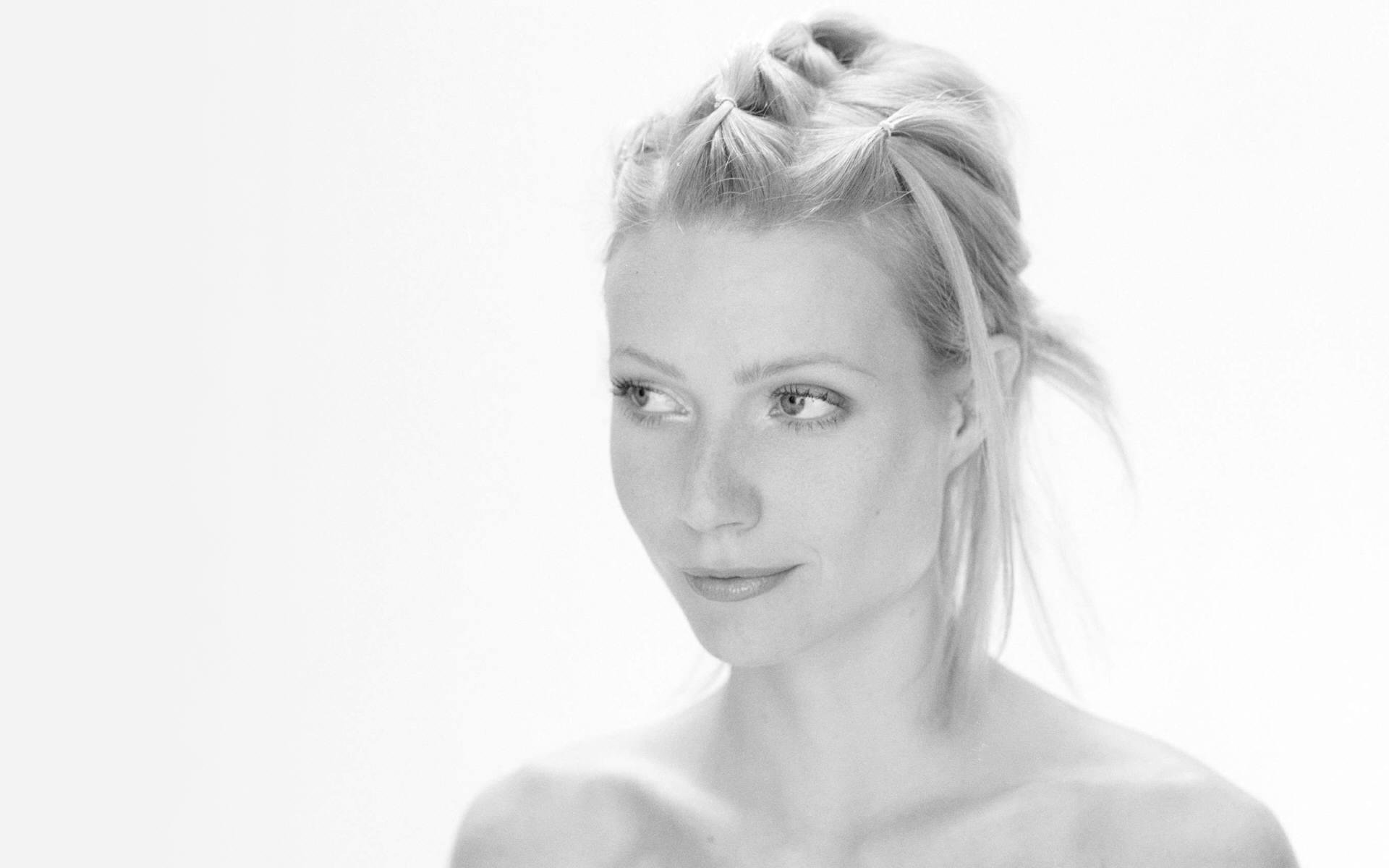 grayscale, Gwyneth, Paltrow, Monochrome Wallpaper