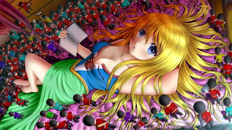 anime, Fanyasy, Women, Females, Girls, Soldiers HD Wallpaper Desktop Background