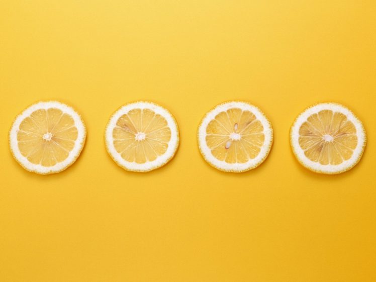 fruits, Lemons, Yellow, Background, Slices HD Wallpaper Desktop Background