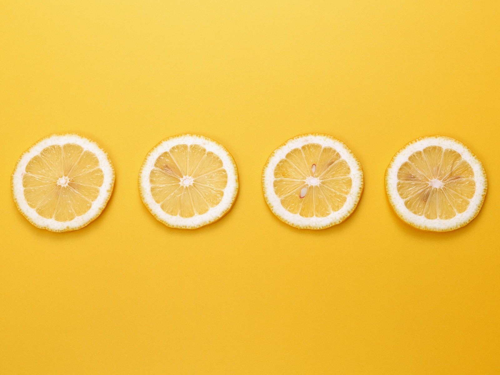 fruits, Lemons, Yellow, Background, Slices Wallpaper