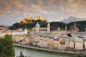 old, Austria, Towns, Castle, Salzburg