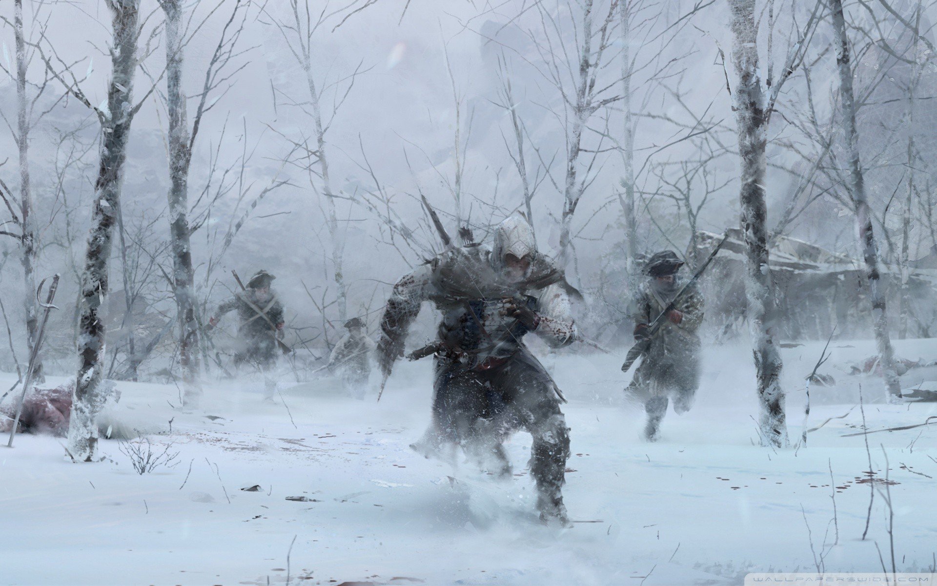 winter, Assassins, Creed, Assassins, Creed Wallpaper