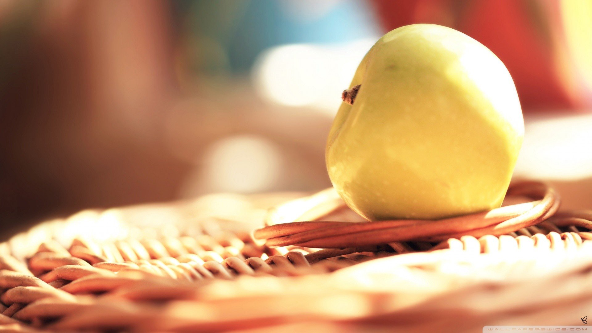 spring, Apples, Ropes Wallpaper