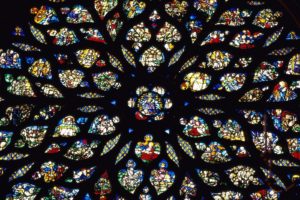 paris, France, Stained, Glass, Rosary