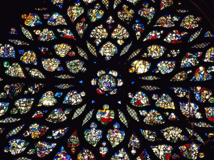 paris, France, Stained, Glass, Rosary HD Wallpaper Desktop Background